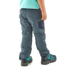 Quechua Pantalon De Randonnée Modulable - MH500 Gris/bleu- Enfant 2-6 ANS -Plein Air Pêche Magasin pantalon de randonnee modulable mh500 grisbleu enfant 2 6 ans 2
