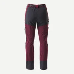 Pantalon Déperlant De Trek Montagne - MT900 Bordeaux - Femme -Plein Air Pêche Magasin pantalon deperlant de trek montagne mt900 bordeaux femme 2