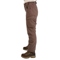 PANTALON FEMME CHASSE CHAUD IMPERMÉABLE MARRON 500 -Plein Air Pêche Magasin pantalon femme chasse chaud impermeable marron 500 3