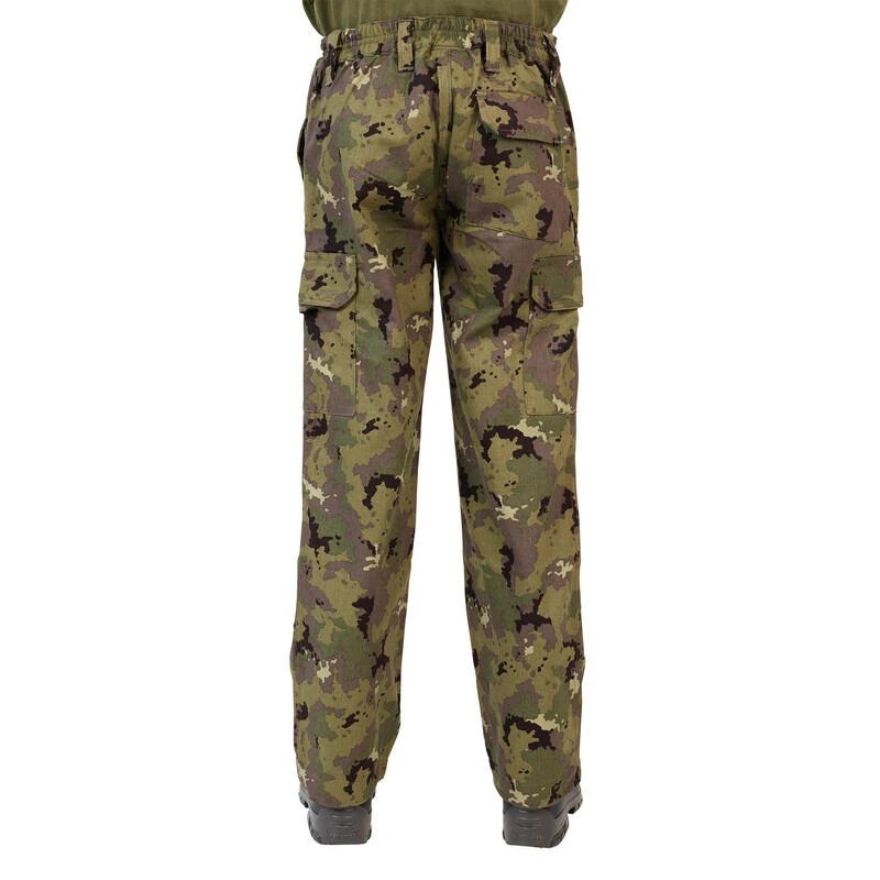 Pantalon Résistant Junior -100 Camouflage Island Vert 5 Pantalon Résistant Junior -100 Camouflage Island Vert – Image 3