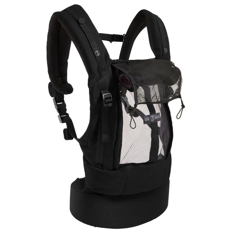 Porte-bébé PhysioCarrier 4m+ Noir - NOIR Poche Anthracite 4 Porte-bébé PhysioCarrier 4m+ Noir - NOIR Poche Anthracite – Image 2