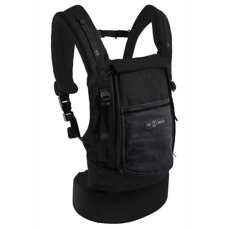 Porte-bébé PhysioCarrier 4m+ Noir - NOIR Poche Anthracite 3 Porte-bébé PhysioCarrier 4m+ Noir - NOIR Poche Anthracite