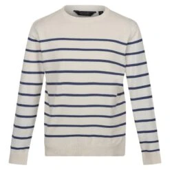 Regatta Pull CAUTLEY Homme (Blanc / Denim Foncé)