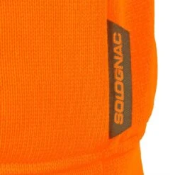 Pull Chasse Renfort Orange Fluo 500 -Plein Air Pêche Magasin pull chasse renfort orange fluo 500 5