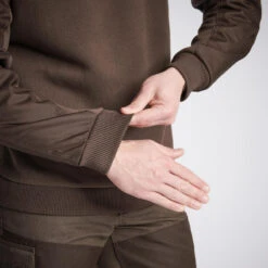 PULL RENFORT 500 MARRON -Plein Air Pêche Magasin pull renfort 500 marron 4