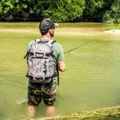 Sac De Pêche étanche 25 Litres Avec Système De 2 Fermetures éclair - CAMO -Plein Air Pêche Magasin sac de peche etanche 25 litres avec systeme de 2 fermetures eclair camo 2