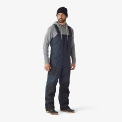 Salopette De Pêche Imperméable Chaude Homme - FO 500 TH Grise -Plein Air Pêche Magasin salopette de peche impermeable chaude homme fo 500 th grise 2