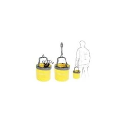 Seau Souple & Pliable 15L Jaune Zulupack -Plein Air Pêche Magasin seau souple and pliable 15l jaune zulupack 2