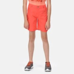 Regatta Sorcer II Short De Marche Pour Enfant - Orange -Plein Air Pêche Magasin sorcer ii short de marche pour enfant orange 4