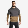 SWEAT A CAPUCHE 500 BEIGE -Plein Air Pêche Magasin sweat a capuche 500 beige