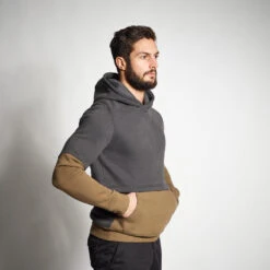 SWEAT A CAPUCHE 500 BEIGE -Plein Air Pêche Magasin sweat a capuche 500 beige 4