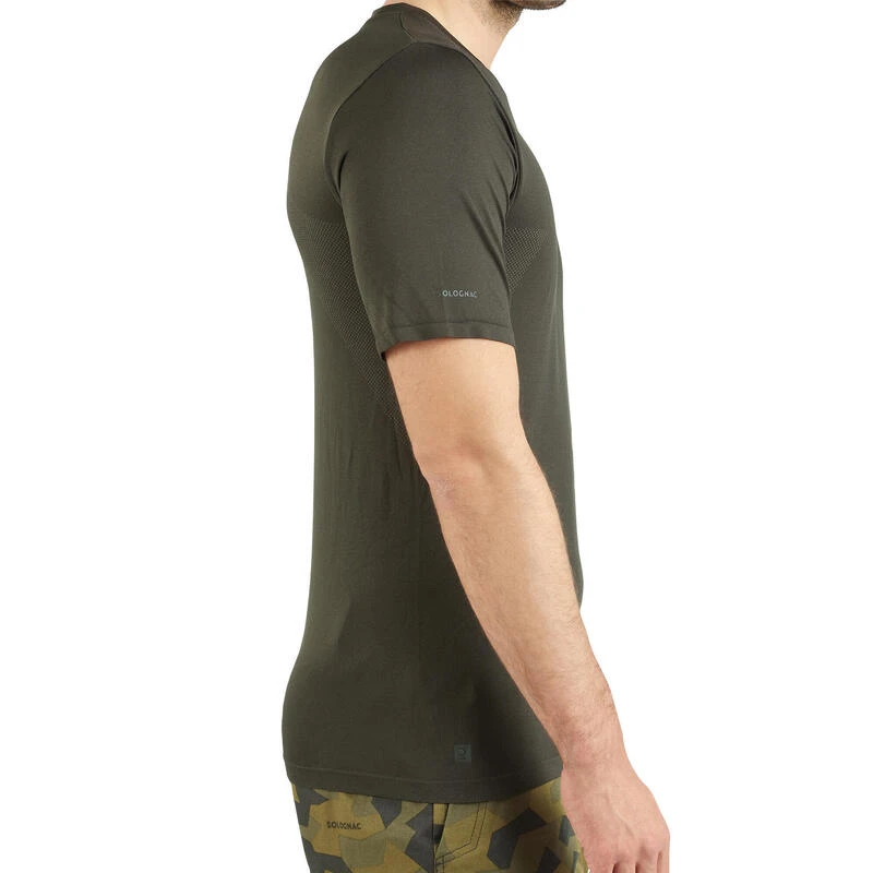 T-shirt Chasse Manches Courtes Léger Et Respirant Homme - 500 Vert 7 T-shirt Chasse Manches Courtes Léger Et Respirant Homme - 500 Vert – Image 6