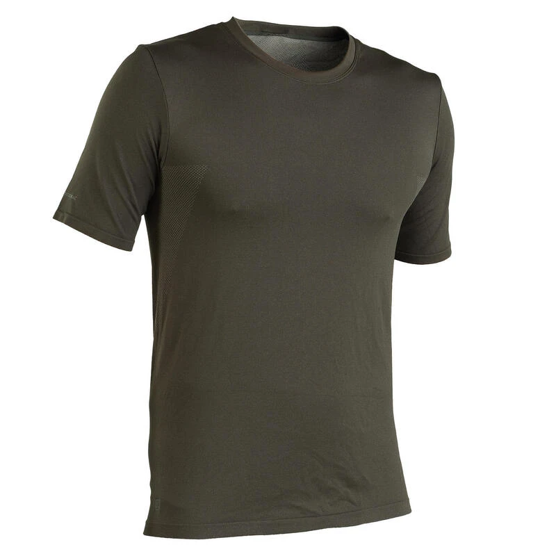 T-shirt Chasse Manches Courtes Léger Et Respirant Homme - 500 Vert 2 T-shirt Chasse Manches Courtes Léger Et Respirant Homme - 500 Vert