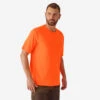 T-SHIRT CHASSE RESPIRANT ORANGE FLUO 300 -Plein Air Pêche Magasin t shirt chasse respirant orange fluo 300