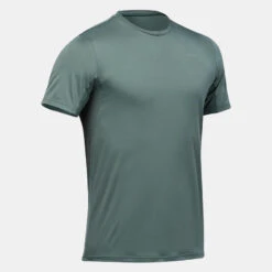 Quechua T-shirt De Randonnée Manches Courtes En Synthétique Homme - MH100