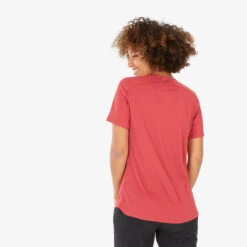 Quechua T-shirt De Randonnée Manches Courtes - MH500 - Femme -Plein Air Pêche Magasin t shirt de randonnee manches courtes mh500 femme 3