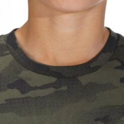 T-shirt Manches Courtes Chasse Coton Junior - 100 Camouflage Halftone Vert -Plein Air Pêche Magasin t shirt manches courtes chasse coton junior 100 camouflage halftone vert 4