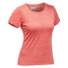 T-shirt Manches Courtes De Randonnée - Columbia Alpine Chill Rouge - Femme