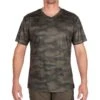 T-shirt Manches Courtes Respirant Chasse 100 Camouflage Kaki -Plein Air Pêche Magasin t shirt manches courtes respirant chasse 100 camouflage kaki