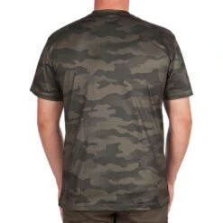 T-shirt Manches Courtes Respirant Chasse 100 Camouflage Kaki -Plein Air Pêche Magasin t shirt manches courtes respirant chasse 100 camouflage kaki 4