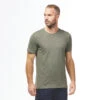 Quechua T-shirt NH500 Fresh Rec Khaki Men -Plein Air Pêche Magasin t shirt nh500 fresh rec khaki men
