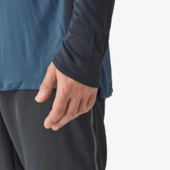 Tee-shirt De Pêche Anti-UV 500 Capuche Bleu -Plein Air Pêche Magasin tee shirt de peche anti uv 500 capuche bleu 3