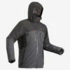 Veste 3en1 Imperméable De Trek Voyage - TRAVEL 500 -10°C Noire - Homme -Plein Air Pêche Magasin veste 3en1 impermeable de trek voyage travel 500 10c noire homme