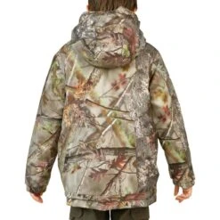 VESTE CHASSE CHAUDE ET IMPERMÉABLE SIBIR 300 JUNIOR CAMOUFLAGE KAMO-BR -Plein Air Pêche Magasin veste chasse chaude et impermeable sibir 300 junior camouflage kamo br 4