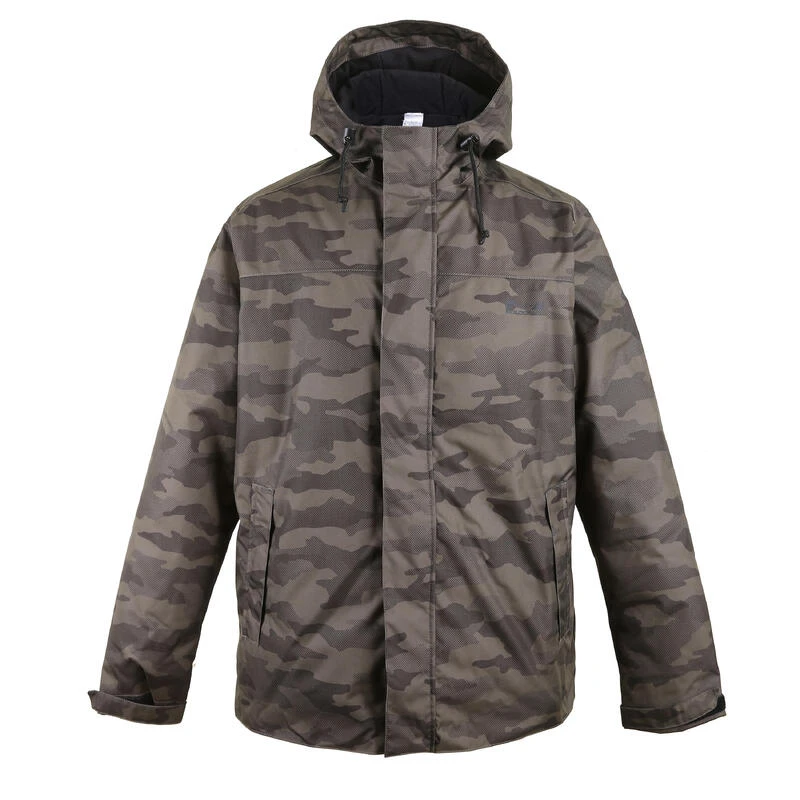 VESTE CHASSE CHAUDE IMPERMEABLE CAMOUFLAGE HALFTONE 100 4 VESTE CHASSE CHAUDE IMPERMEABLE CAMOUFLAGE HALFTONE 100 – Image 2