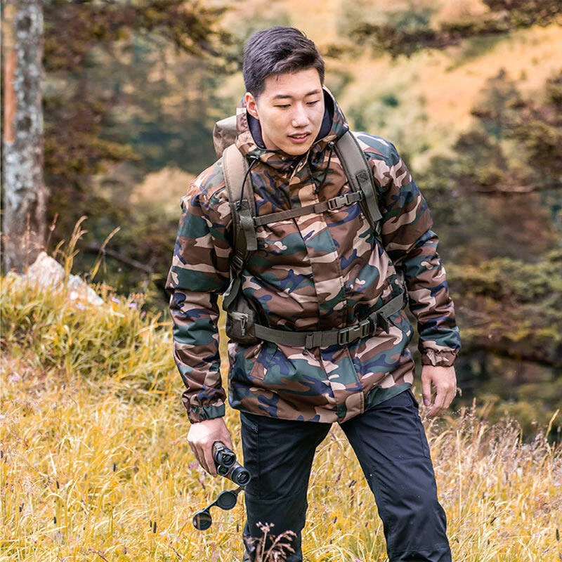 VESTE CHASSE CHAUDE IMPERMEABLE CAMOUFLAGE HALFTONE 100 5 VESTE CHASSE CHAUDE IMPERMEABLE CAMOUFLAGE HALFTONE 100 – Image 3