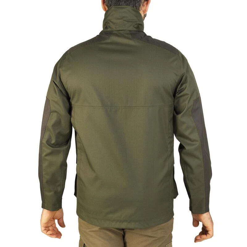 VESTE CHASSE Imperméable VERTE 500 4 VESTE CHASSE Imperméable VERTE 500 – Image 2