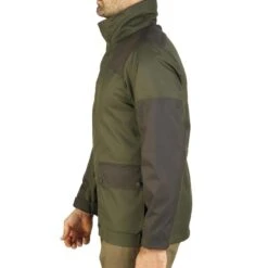 VESTE CHASSE Imperméable VERTE 500 17 VESTE CHASSE Imperméable VERTE 500 -Plein Air Pêche Magasin veste chasse impermeable verte 500 5
