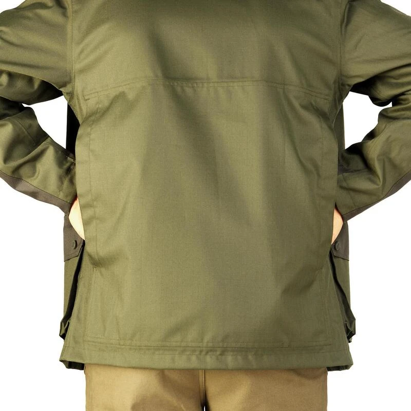 VESTE CHASSE Imperméable VERTE 500 10 VESTE CHASSE Imperméable VERTE 500 – Image 8