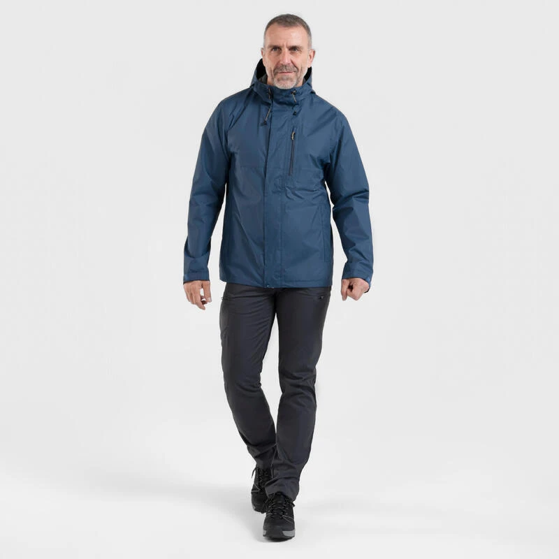 Quechua Veste Imperméable De Randonnée - NH500 Imper - Homme 4 Quechua Veste Imperméable De Randonnée - NH500 Imper - Homme – Image 2