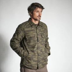 VESTE MOUTONNÉE TYPE SURCHEMISE 500 CAMO 17 VESTE MOUTONNÉE TYPE SURCHEMISE 500 CAMO -Plein Air Pêche Magasin veste moutonnee type surchemise 500 camo 5