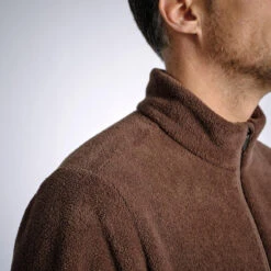 VESTE POLAIRE SOUS VÊTEMENT 500 MARRON -Plein Air Pêche Magasin veste polaire sous vetement 500 marron 3