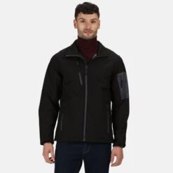 Regatta Veste Softshell ARCOLA Homme (Noir/gris Foncé) -Plein Air Pêche Magasin veste softshell arcola homme noirgris fonce 3