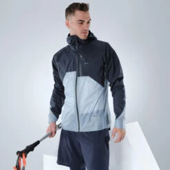 Quechua Veste Ultra Légère De Randonnée Rapide FH 900 Homme Bleu Grise. -Plein Air Pêche Magasin veste ultra legere de randonnee rapide fh 900 homme bleu grise 2
