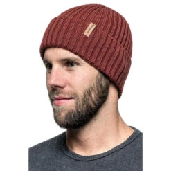 Woolpower Beanie Rib - Rouge Rouillé -Plein Air Pêche Magasin woolpower beanie rib rouge rouille 2