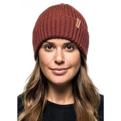 Woolpower Beanie Rib - Rouge Rouillé -Plein Air Pêche Magasin woolpower beanie rib rouge rouille 3