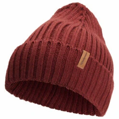 Woolpower Beanie Rib - Rouge Rouillé -Plein Air Pêche Magasin woolpower beanie rib rouge rouille 4
