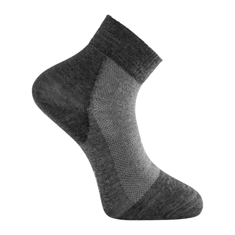 Woolpower Chaussettes Skilled Liner Short - Gris Foncé/Gris 3 Woolpower Chaussettes Skilled Liner Short - Gris Foncé/Gris
