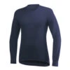 Woolpower Merino Base Layer Crewneck 200 - Bleu Marine -Plein Air Pêche Magasin woolpower merino base layer crewneck 200 bleu marine