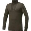 Woolpower Merino Mid Layer Zip Turtleneck 400 - Vert Pin -Plein Air Pêche Magasin woolpower merino mid layer zip turtleneck 400 vert pin